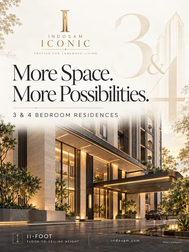 More Space. More Possibilities — 11-foot floor-to-ceiling height